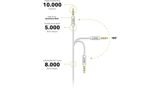 AlzaPower Alucore Audio 3.5mm Jack 4P-TRRS (M) to 3.5mm Jack (M)