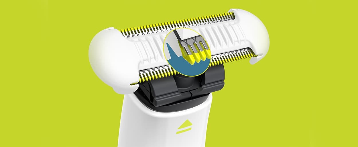 Replaceable blades Philips OneBlade Intimate QP229/50
