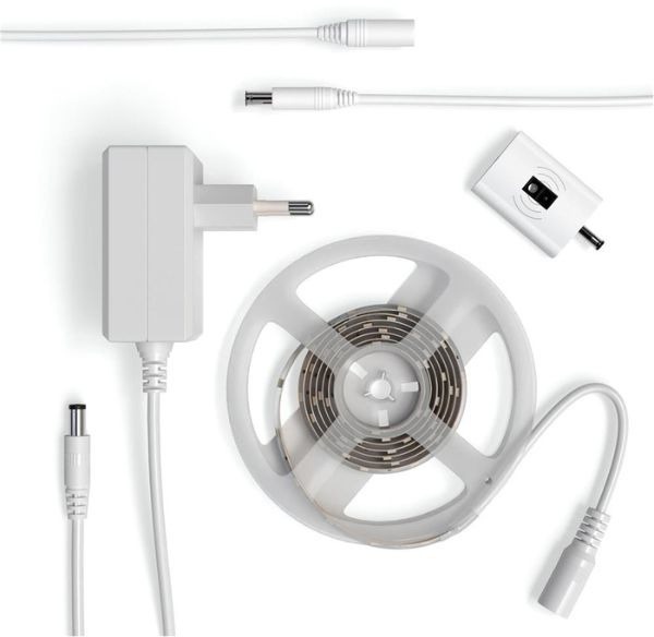 LED Light Strip AVIDE Set waterproof LED strip 1 m with infrared motion sensor and power supply ...