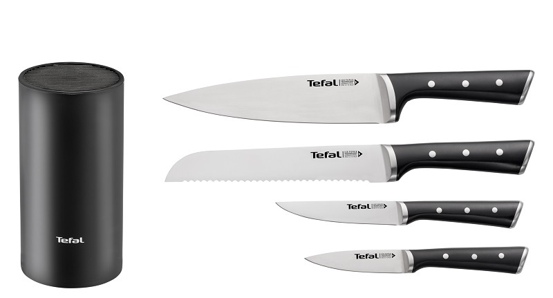 Sada nožů Tefal ICE FORCE Sada nožů 4 ks + plastový blok K2325S75