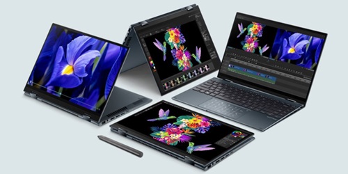 Konvertibilní notebook s prémiovým OLED displejem