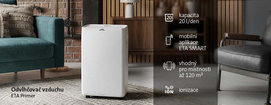 High dehumidification performance up to 20L/day