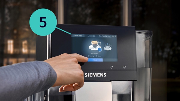 SIEMENS TP717R06 EQ700 automatic coffee machine SIEMENS TP717R06 EQ700 automatic coffee machine