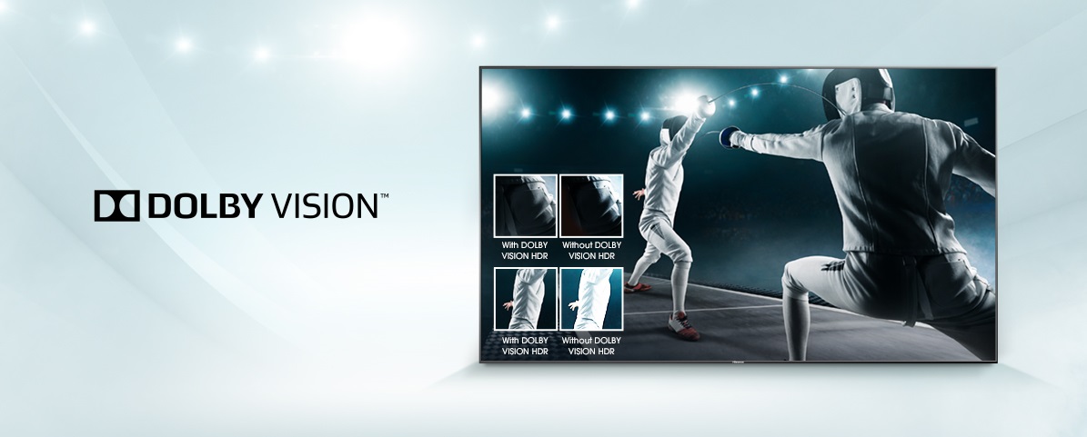 Natural contrast, realistic colours – Dolby Vision™ HDR 
