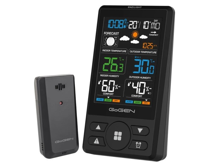 Weather station GoGEN ME 1250 black