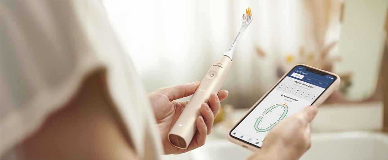 Philips Sonicare 9900 DiamondClean Prestige Limited Edition Baby Blau HX9997/32 Philips Sonicare 9900 DiamondClean Prestige Limited Edition Baby Blau HX9997/32