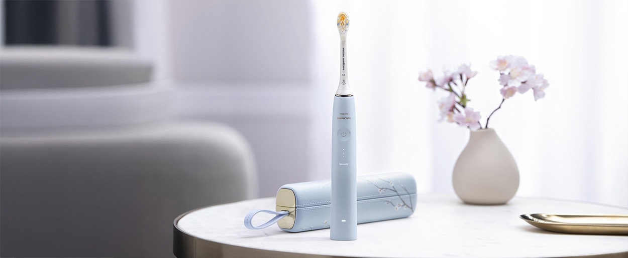 Philips Sonicare 9900 DiamondClean Prestige Limited Edition Baby Blau HX9997/32 Philips Sonicare 9900 DiamondClean Prestige Limited Edition Baby Blau HX9997/32