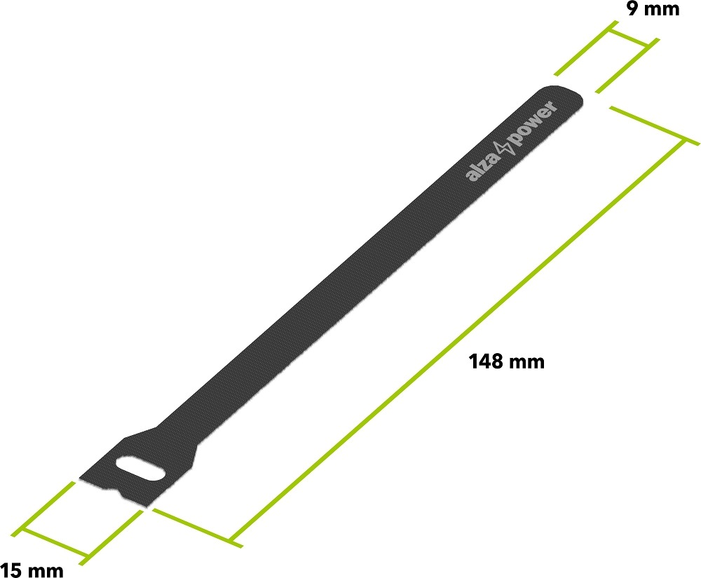 AlzaPower VelcroStrap+