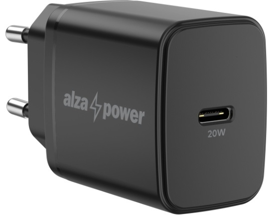 AlzaPower A110 Fast Charge 20W fekete hálózati töltő