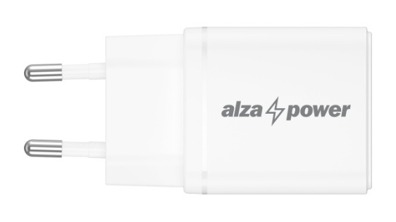 Nabíjačka do siete AlzaPower A110 Fast Charge 20 W biela