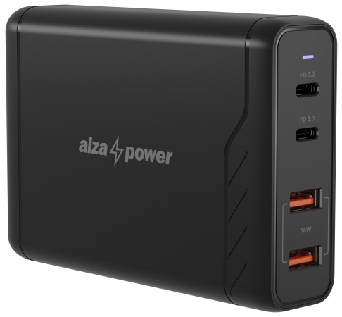 Nabíječka do sítě AlzaPower M300 Multi Charge Power Delivery 100W černá