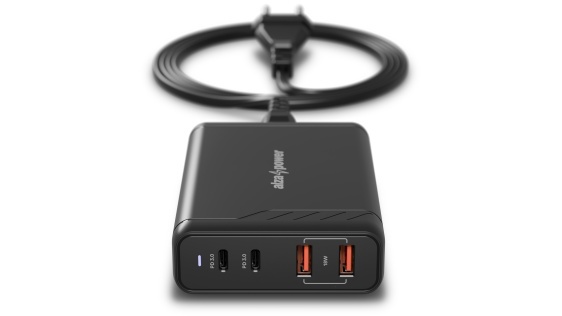 Nabíječka do sítě AlzaPower M300 Multi Charge Power Delivery 100W černá