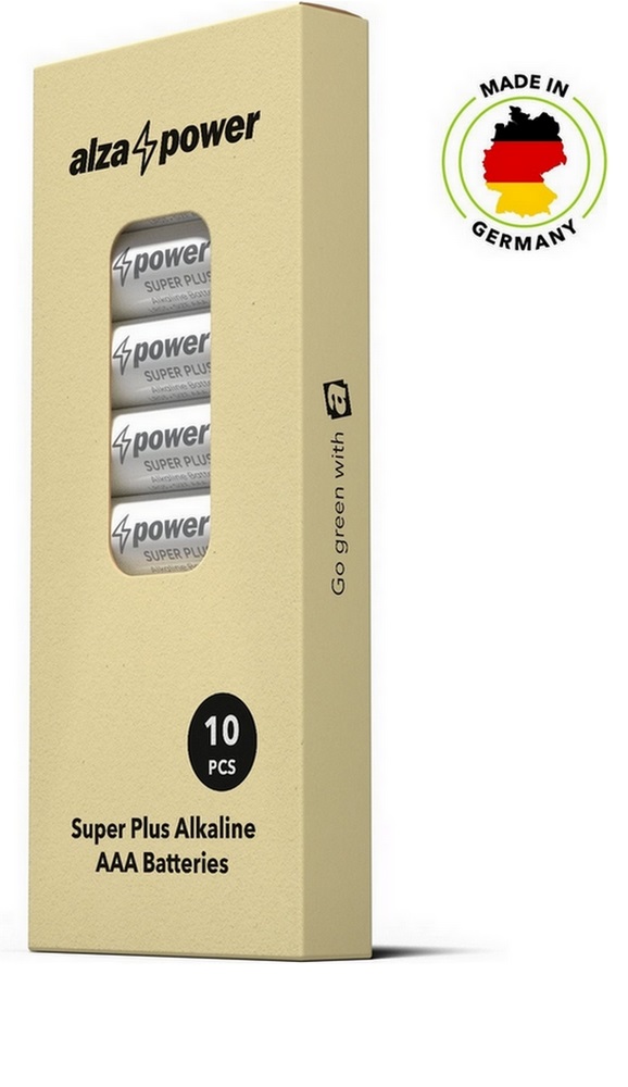 AlzaPower Super Plus Alkaline LR03 (AAA) 10pcs AlzaPower Super Plus Alkaline LR03 (AAA) 10pcs