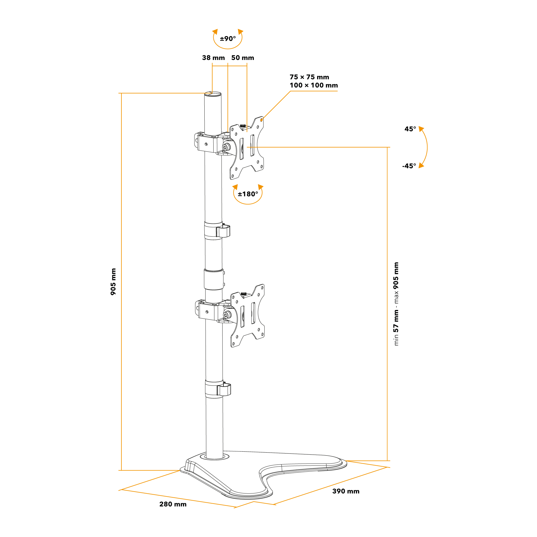 AlzaErgo Arm D25BV