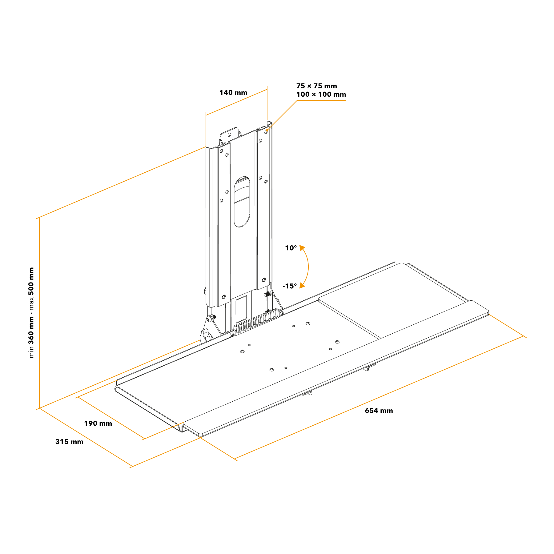 AlzaErgo Arm O25B