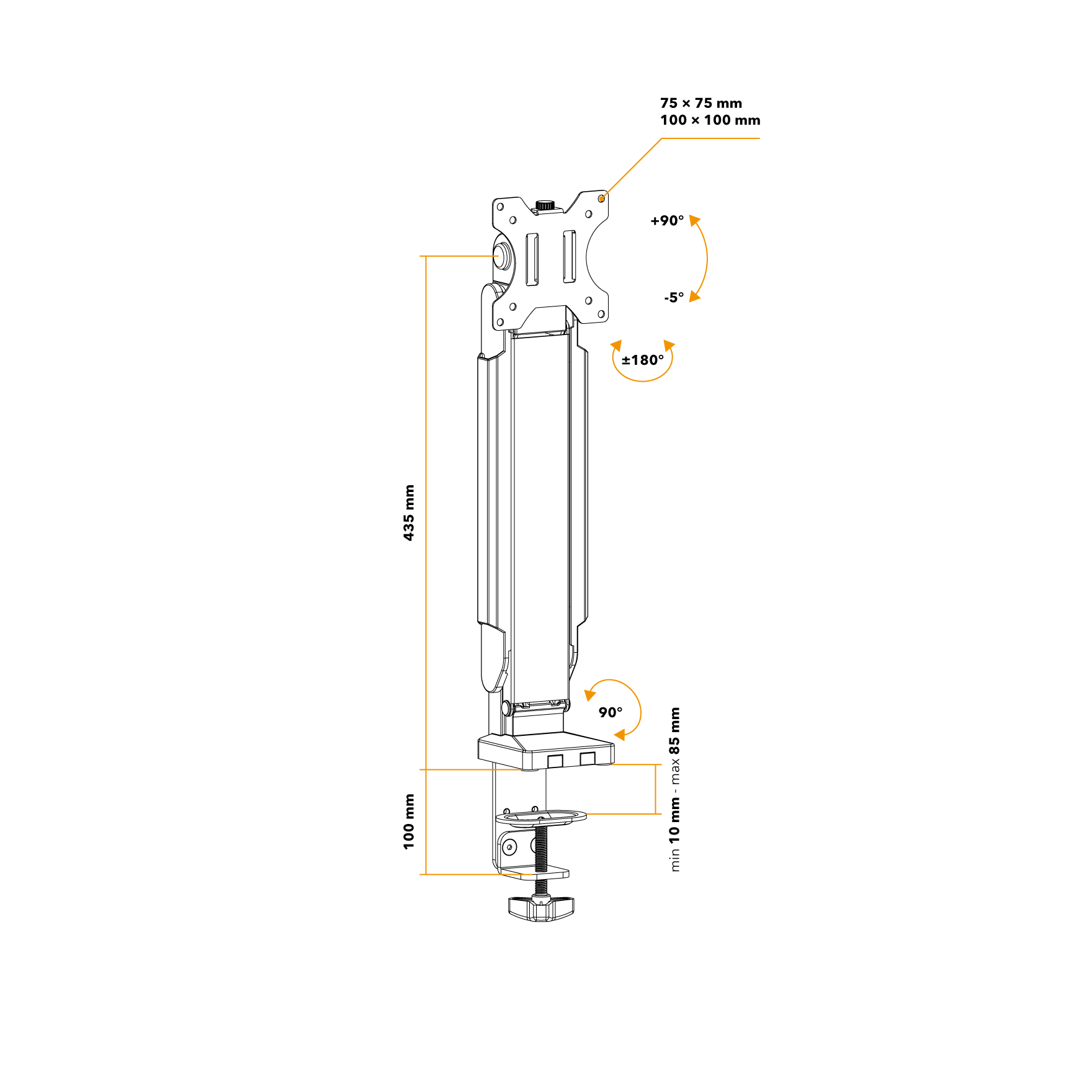 AlzaErgo Arm S55B AlzaErgo Arm S55B