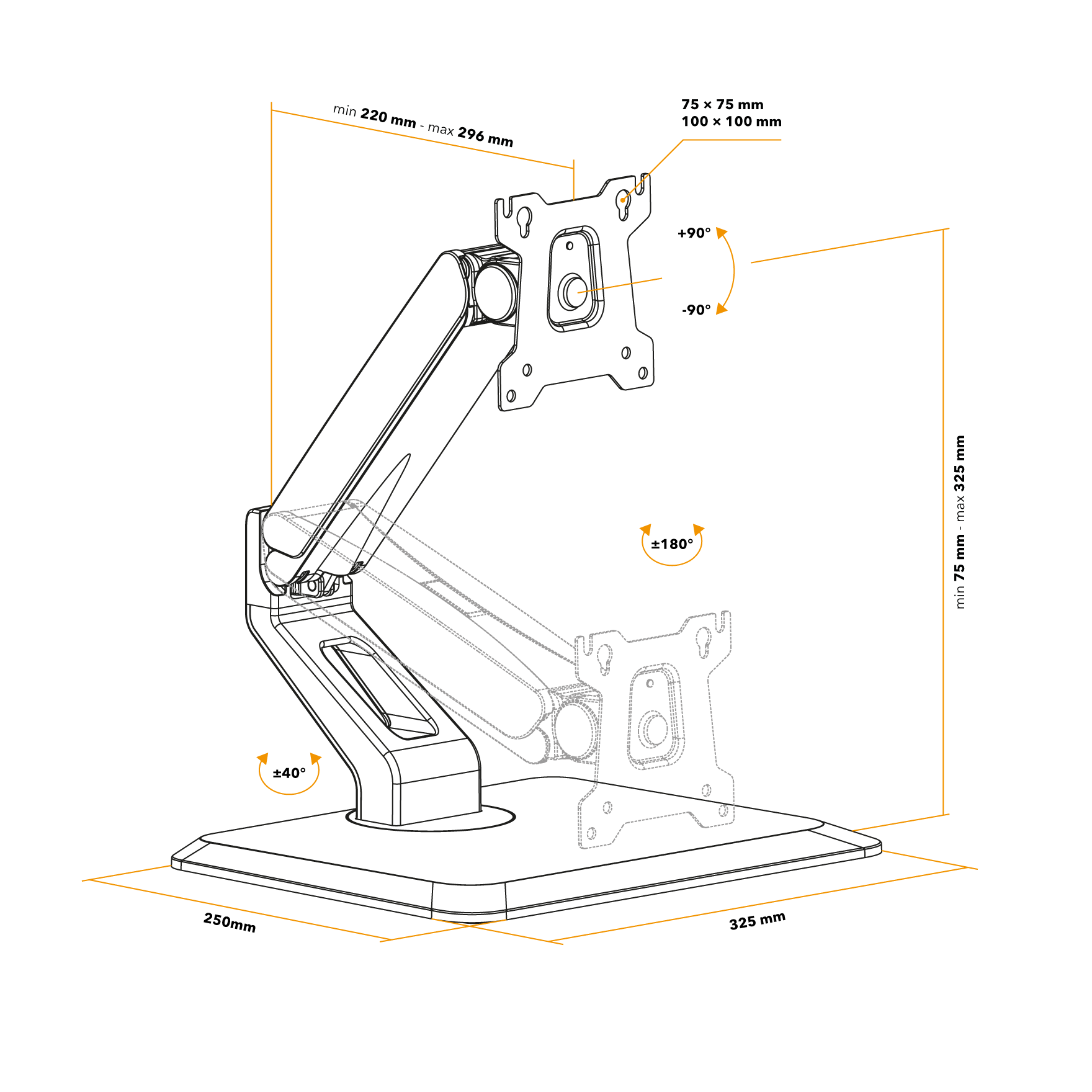 AlzaErgo Arm S60B