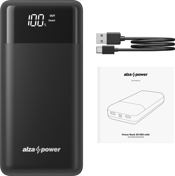 AlzaPower Parade 30000mAh Power Delivery (60W) 
