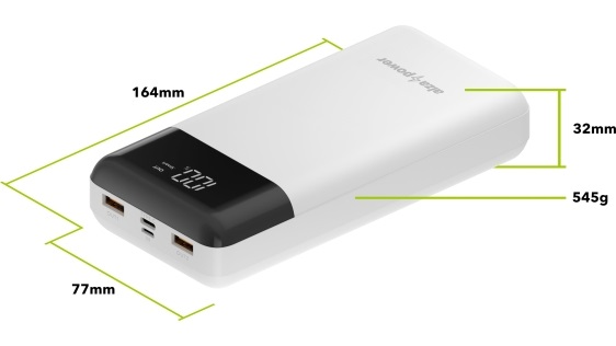 AlzaPower Parade 30000mAh Power Delivery (60W)