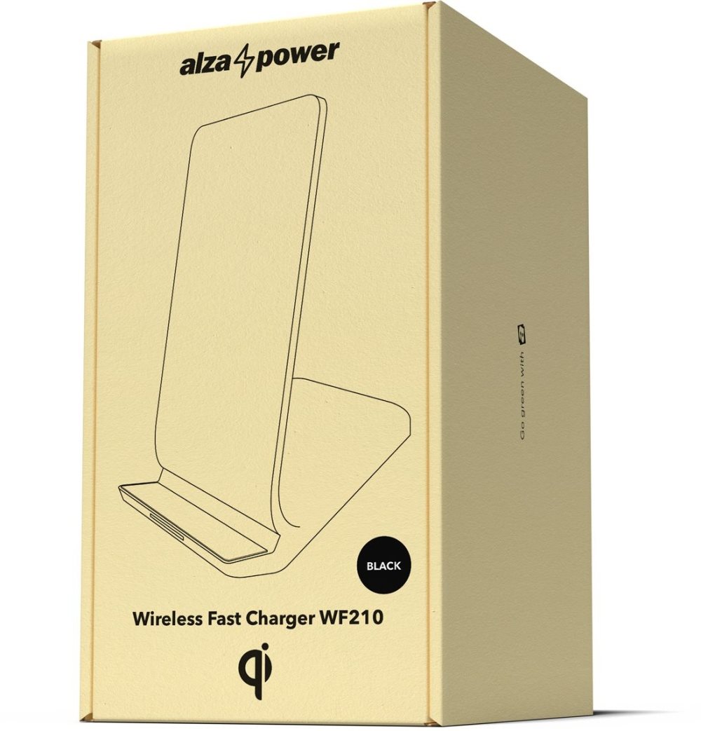 Go green with Alza AlzaPower WF210 Wireless Fast Charger