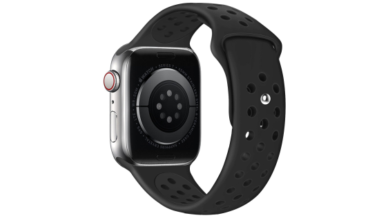 Eternico Sporty für Apple Watch 42mm / 44mm / 45mm Solid Schwarz