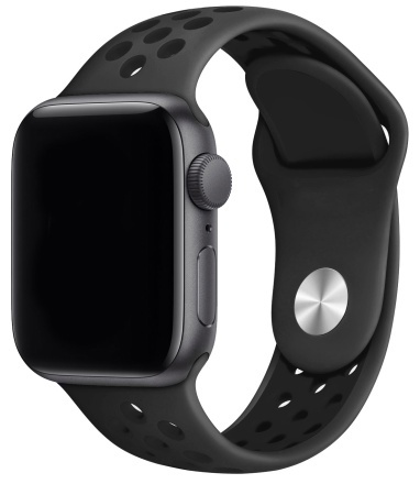Eternico Sporty for Apple Watch 42mm / 44mm / 45mm Solid Black Eternico Sporty for Apple Watch 42mm / 44mm / 45mm Solid Black