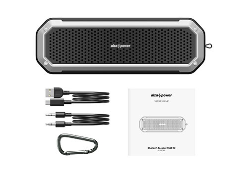 Obsah balení reproduktoru AlzaPower Rage R2