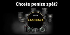 Získajte v akcii Nikon CashBack časť peňazí za nákup späť