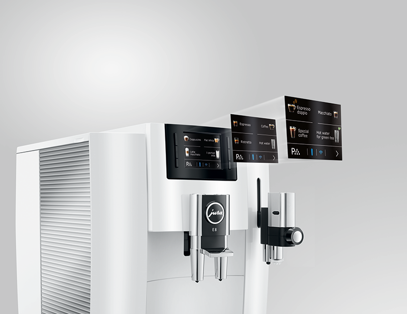 JURA E8 Piano White 