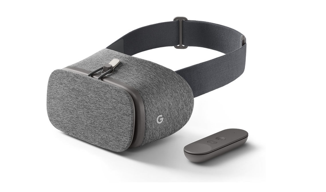 Daydream headset with textile surface
