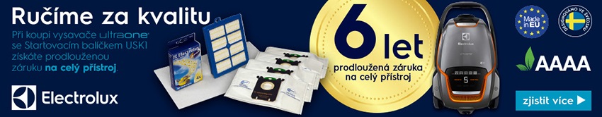 Prodloužená záruka při koupi vysavače Electrolux UltraOne