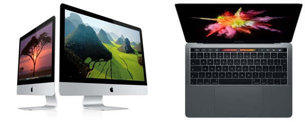 iMac a MacBook Pro