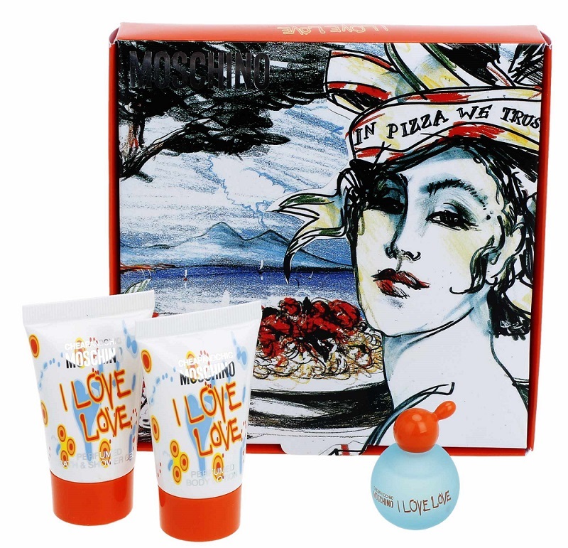 gift for woman; gift set Moschino I Love Love