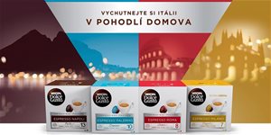 Vyskúšajte nové Espressá od NESCAFÉ® Dolce Gusto® s chuťou pravého Talianska