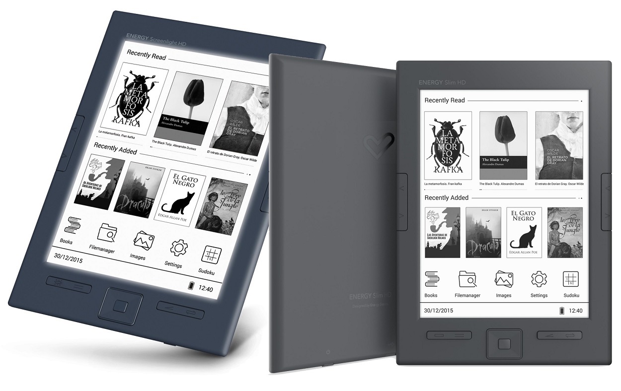E-book reader Energy Sistem eReader Slim HD