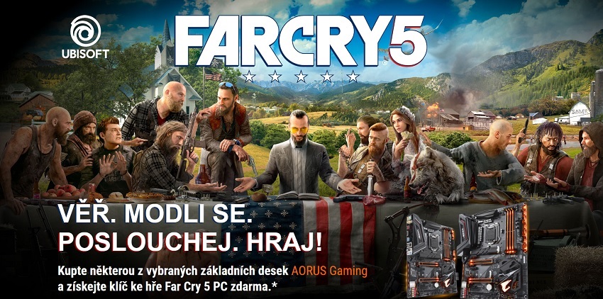 Kupte základní desku AORUS Gaming Z370/H370 a získejte klíč k Far Cry 5
