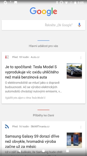 Google Pixel 2, screenshot, Google