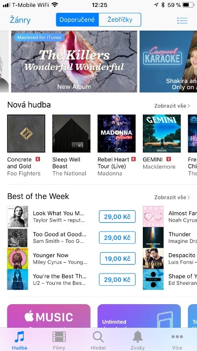 Apple iPhone 8, iTunes