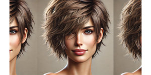 Fransiger Schnitt für Kurzhaarfrisuren Damen