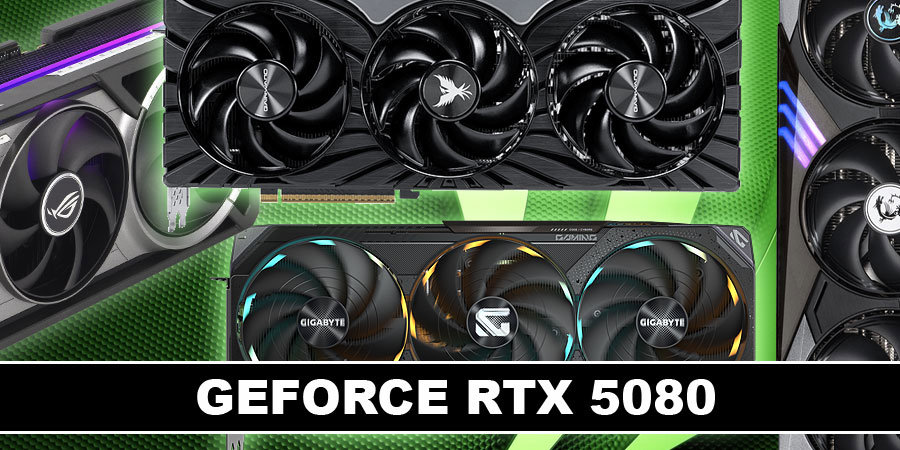Nejlepší grafické karty GeForce RTX 5080