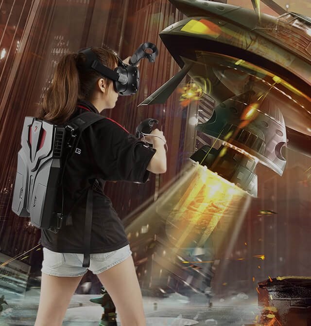 MSI VR One; herní PC v batohu; virtuální realita bez kabelů