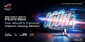 Najrýchlejší esportový herný monitor na svete, ROG Swift 360 Hz