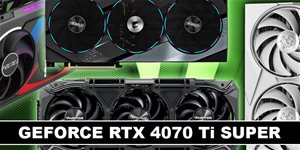 Nejlepší grafické karty GeForce RTX 4070 Ti SUPER