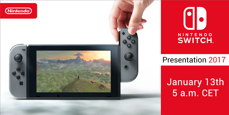 Nintendo Switch, známe datum zahájení prodeje a chystané hry 