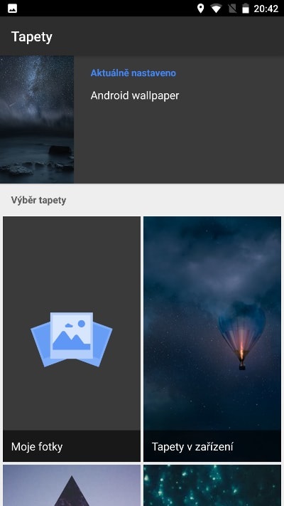 Nokia 8, screenshot, schémata