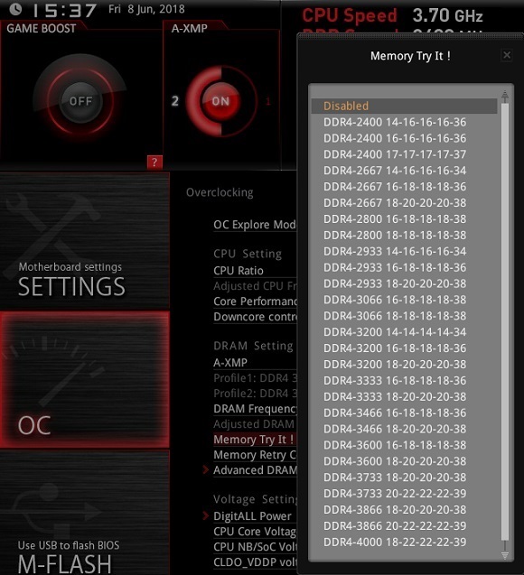 Memory "Zkus to"!, MSI X470 Gaming Pro Carbon