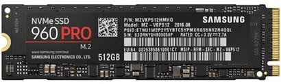 NVMe SSD Samsung 960 PRO