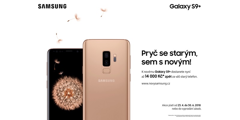 Získajte bonus na nákup Samsung Galaxy S9 a S9+
