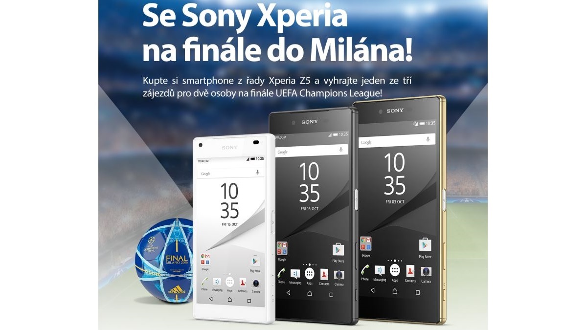 Se Sony Xperia na finále do Milána - soutěž
