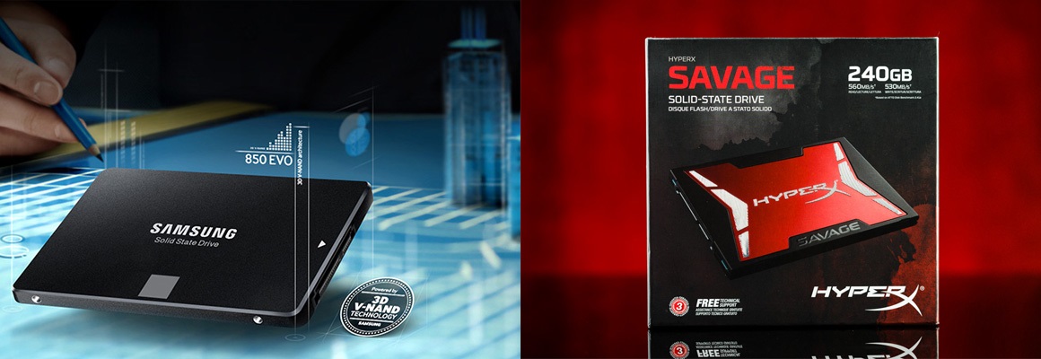 Samsung 850 EVO vs. HyperX Savage – test SSD